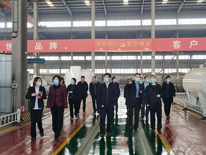 安阳市委组织部领导莅临华泰智能装备集团调研指导工作